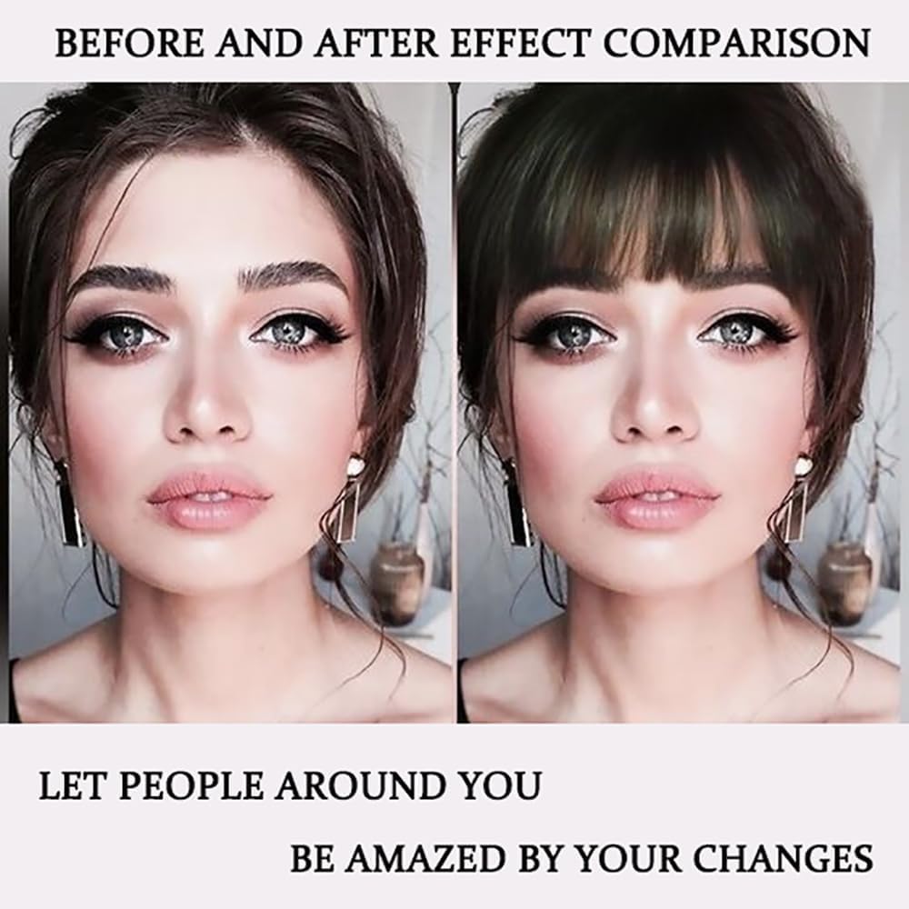 Clip in Bangs Real Human Hair Clip on Wispy Bangs Fringe Hairpieces Wig - Wigtrends