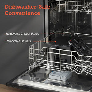 COSORI 9Qt 10 - in - 1 Dual Air Fryer, Fresh Balanced Meals for Family and Children with Double Baskets, Sync Cook & Finish to Bake, Roast, Reheat, Broil & 130 Recipes for Easy Cooking, Dishwasher Safe - Wigtrends