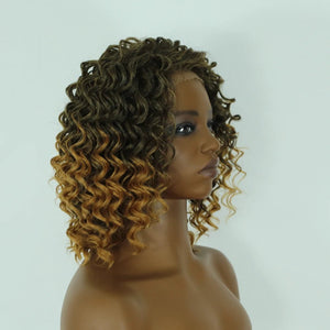Cropped Curly Synthetic Hair Wig - Wigtrends