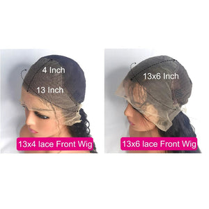 Curtain Bangs 13x4 HD Lace Body Wave Glueless Wig Butterfly Hair Cut Chestnut Brown Lace Wig - Wigtrends