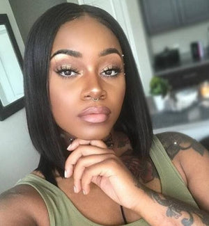 Daily Wear Silk Straight Bob Wigs - Wigtrends