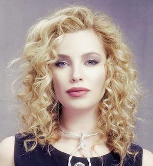 Dark Root Grey Short Curly Wigs for Women Shoulder Lenght Bob Wig Synthetic Heat Resistant Fiber Hair Wig for Daily Cosplay Use (Grey) - Wigtrends