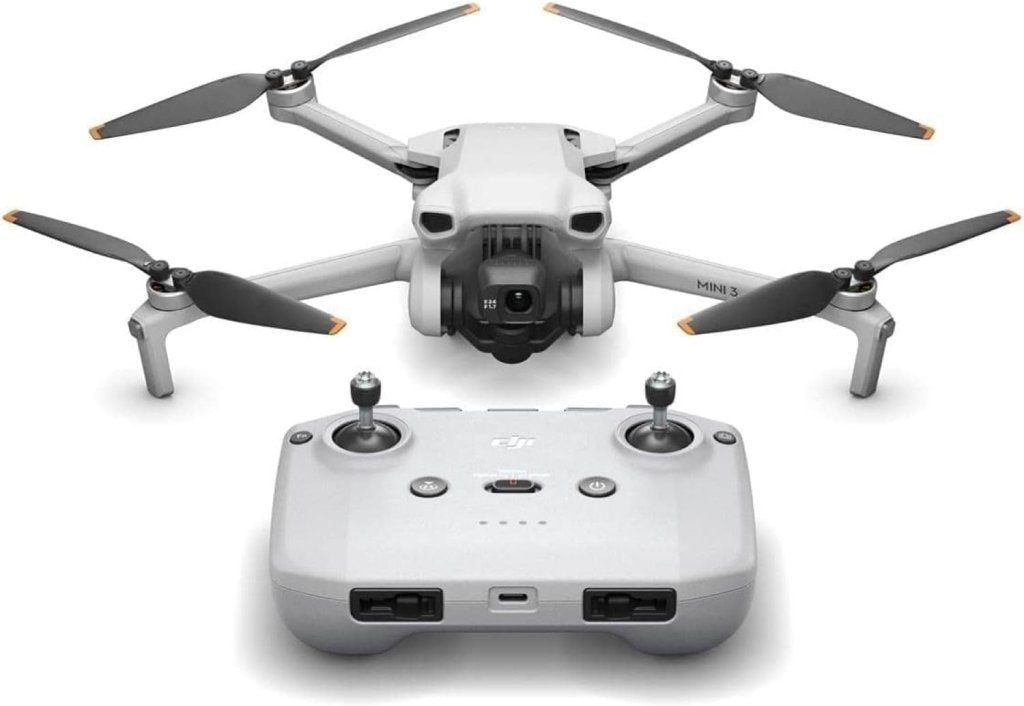 DJI Mini 3, Drones with Camera for Adults 4K, 38 - min Flight Time, up to 32800ft (10km) Video Transmission, True Vertical Shooting, GPS Auto Return Integrated, Mini Drone with Camera for Beginners - Wigtrends