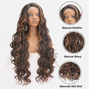 Extra Long Water Wave Synthetic Wig - Wigtrends