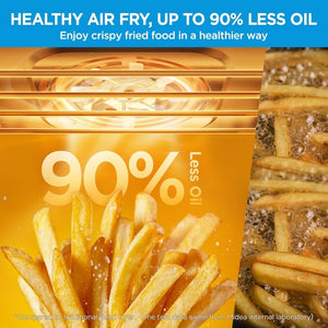 Flexify French Door Toaster Oven Air Fryer Combo, 26.4 QT, Extra Large Air Fryer Countertop Oven 10 - in - 1 Combo, 25% Faster Cooking and 90% Less Oil, Stainless Steel - Wigtrends