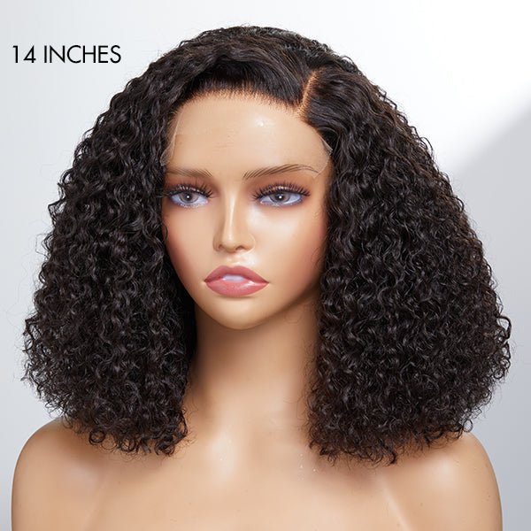 Full Kinky Curly 5x5 Closure Human Hair - Wigtrends
