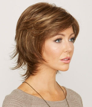 Genie Short Synthetic Wig Natural Smooth Hair Light and Breathable - Wigtrends