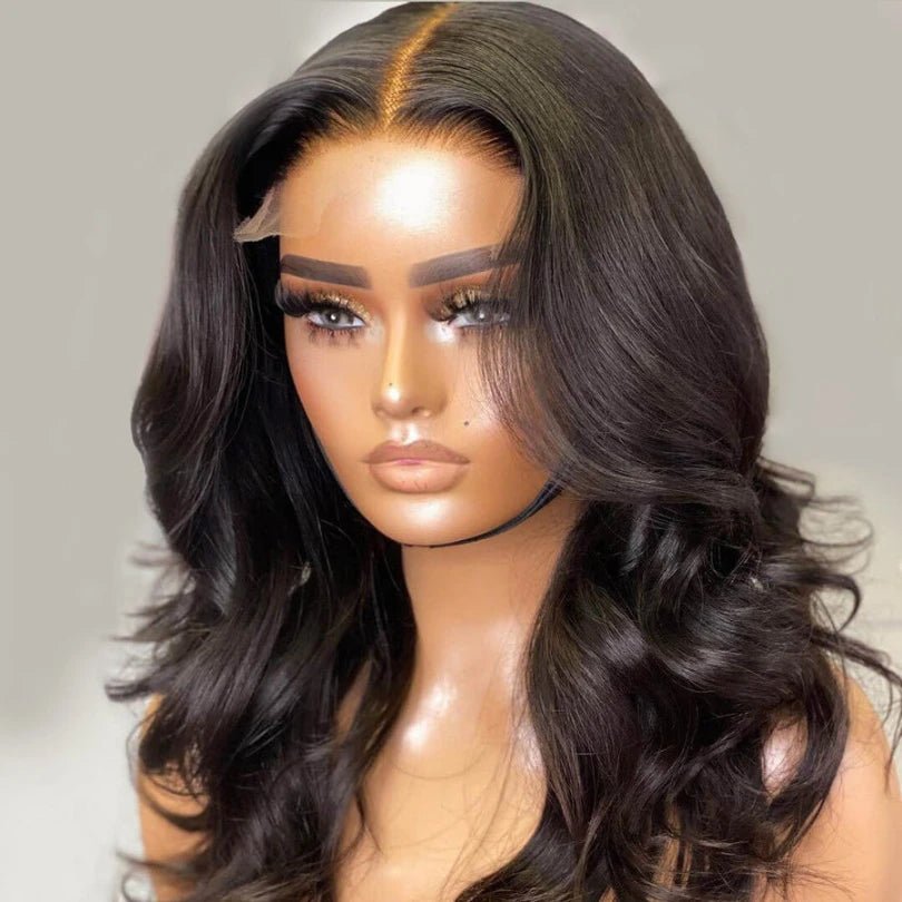 Girls Mid-part Body Wave Layered Wigs - Wigtrends