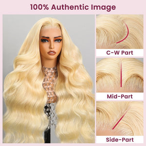 Glueless Blowout In Wavy Natural Black Pre - Cut Pre - Bleached Knots Easy - Wear Human Hair Wigs - Wigtrends