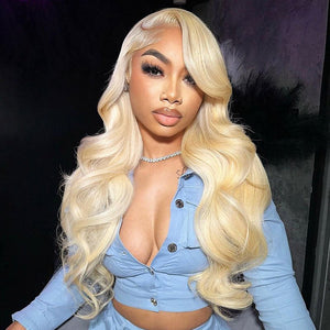 Glueless Blowout In Wavy Natural Black Pre - Cut Pre - Bleached Knots Easy - Wear Human Hair Wigs - Wigtrends