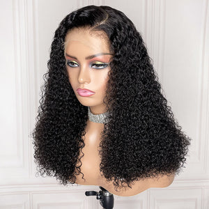 Glueless Closure HD Lace Kinky Curly Wigs Human Hair Lightweight And Solid - Wigtrends