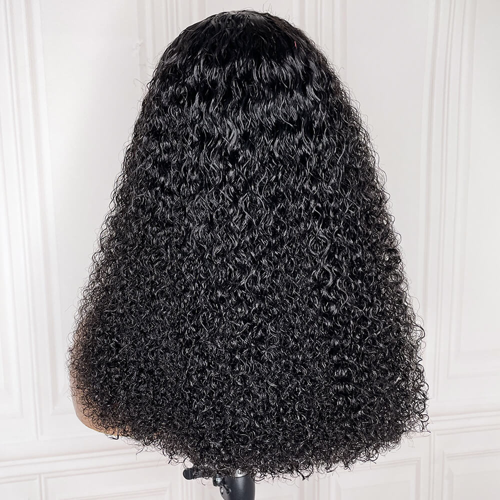 Glueless Closure HD Lace Kinky Curly Wigs Human Hair Lightweight And Solid - Wigtrends