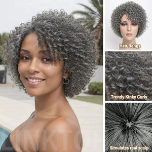 Glueless Kinky Curly Wigs Human Hair Wigs - Wigtrends