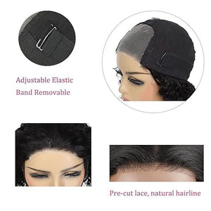 Glueless Pre - Plucked Body Wave Bob Wig - Human Hair, Pre - Cut Lace Wear and Go - Wigtrends