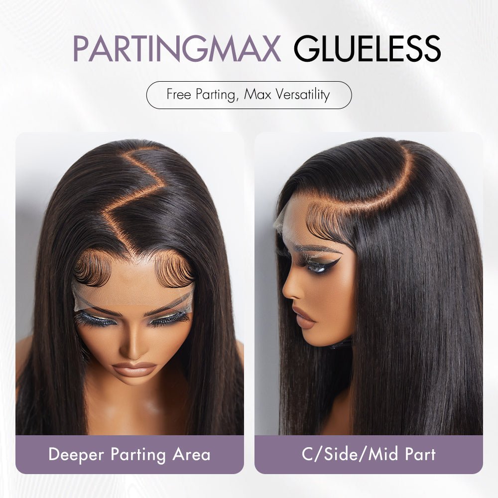 Glueless Silky Straight 7x6 HD Lace Closure Wig Pre Plucked 100% Human Hair Bleached Knots Breathable Cap - Wigtrends