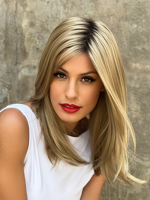 Gradient Color Long Wigs HD Lace 100% Human Hair Wigs - Wigtrends