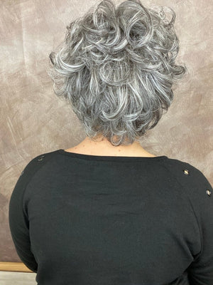Greta Salt & Pepper HS Premium Luxury Wig 100% Human Hair Wigs - Wigtrends