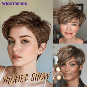 Grey Hair Toppers for Women with Thinning Bangs 360°3D Cover 6.5x6inches Toupee Hair Pieces - Wigtrends