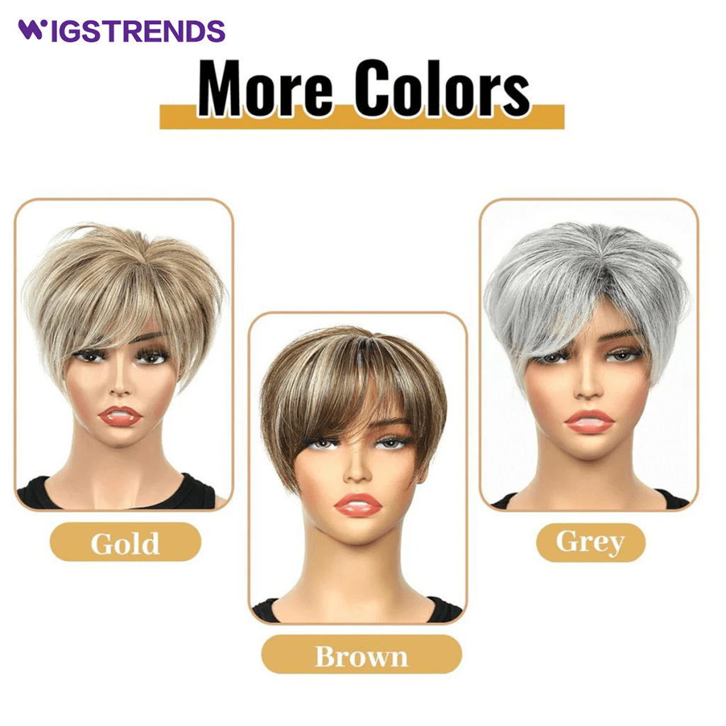 Grey Hair Toppers for Women with Thinning Bangs 360°3D Cover 6.5x6inches Toupee Hair Pieces - Wigtrends