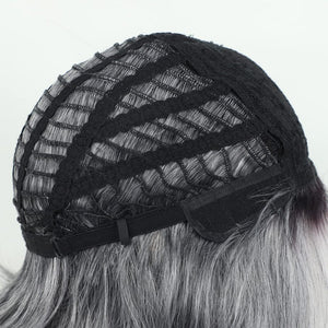 Grey Short Bob Natural Straight Hair Wig - Wigtrends