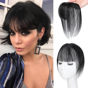 Hair Piece Clip in Bangs Human Hair 360° Cover Wipsy Bangs Hair Toppers for Women - Wigtrends