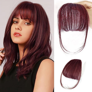 Hair Piece Clip in Bangs Human Hair 360° Cover Wipsy Bangs Hair Toppers for Women - Wigtrends