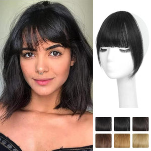 Hair Piece Clip in Bangs Human Hair 360° Cover Wipsy Bangs Hair Toppers for Women - Wigtrends