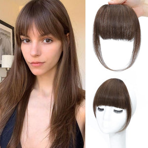 Hair Piece Clip in Bangs Human Hair 360° Cover Wipsy Bangs Hair Toppers for Women - Wigtrends