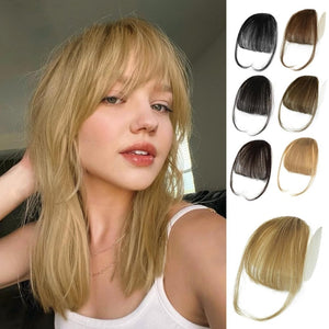 Hair Piece Clip in Bangs Human Hair 360° Cover Wipsy Bangs Hair Toppers for Women - Wigtrends