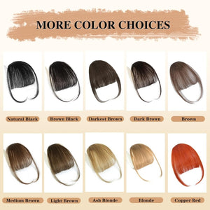 Hair Piece Clip in Bangs Human Hair 360° Cover Wipsy Bangs Hair Toppers for Women - Wigtrends