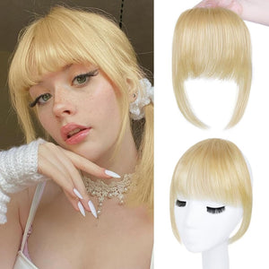 Hair Piece Clip in Bangs Human Hair 360° Cover Wipsy Bangs Hair Toppers for Women - Wigtrends