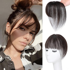 Hair Piece Clip in Bangs Human Hair 360° Cover Wipsy Bangs Hair Toppers for Women - Wigtrends