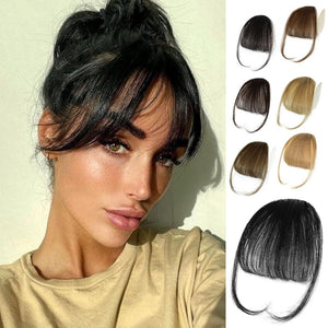 Hair Piece Clip in Bangs Human Hair 360° Cover Wipsy Bangs Hair Toppers for Women - Wigtrends