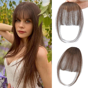 Hair Piece Clip in Bangs Human Hair 360° Cover Wipsy Bangs Hair Toppers for Women - Wigtrends