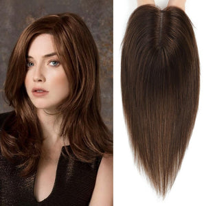 Hair Toppers for Women Real Human Hair Toppers Hair Pieces for Women with Thinning Hair Ombre Highlights - Wigtrends