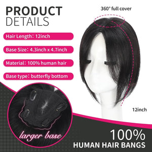 Hair Toppers wigs for Women Real Human Hair with Thinning Hair Lace Base Hair Pieces - Wigtrends