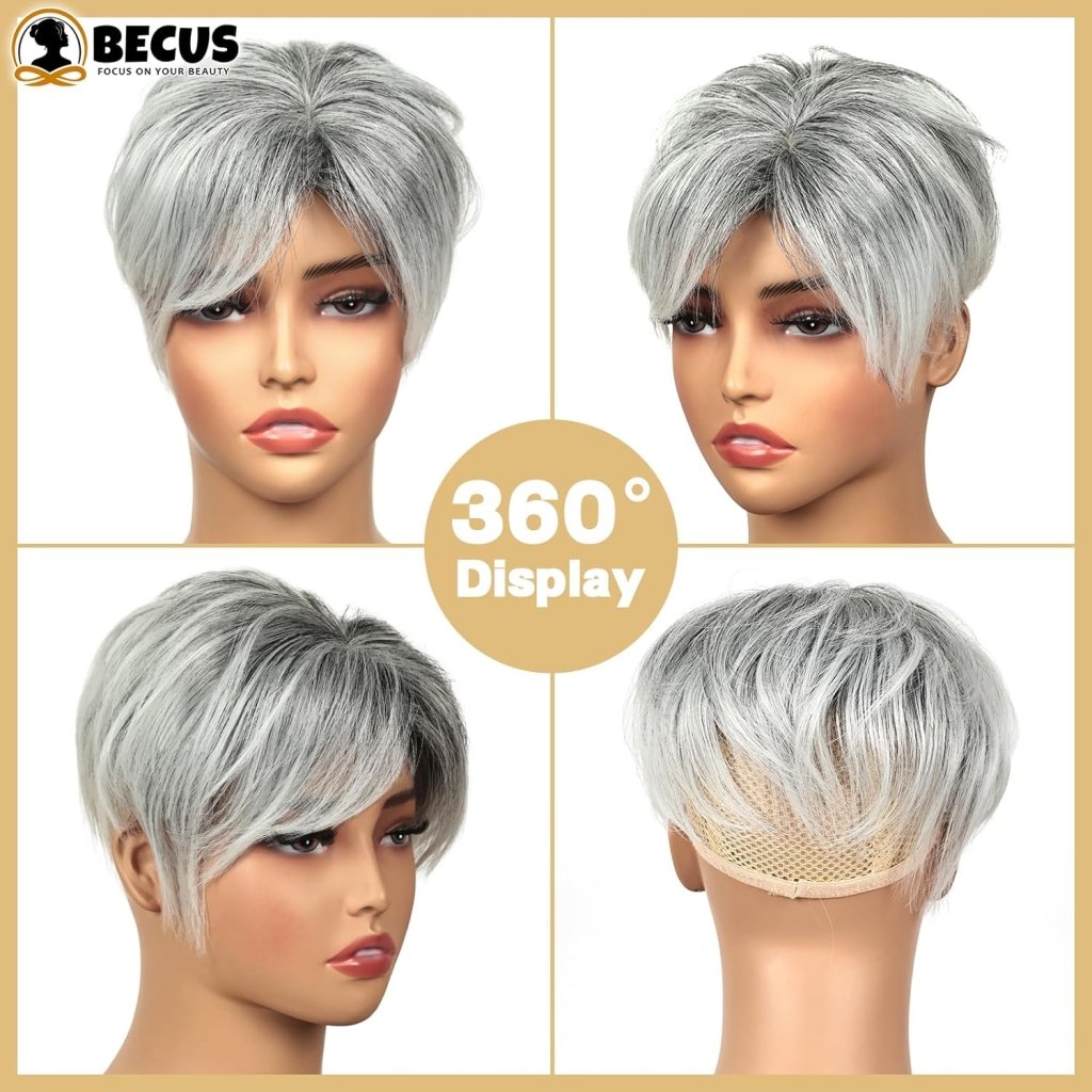 Hair Toppers with Thinning Hair Bangs 360°3D Cover Toupee Hair Pieces for Women Wig with Bangs - Wigtrends