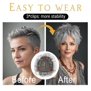 Hair Toppers with Thinning Hair Bangs 360°3D Cover Toupee Hair Pieces for Women Wig with Bangs - Wigtrends