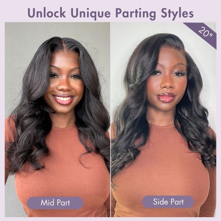 HD Lace Super Natural Loose Body Wave Long 100% Human Hair Wigs - Wigtrends