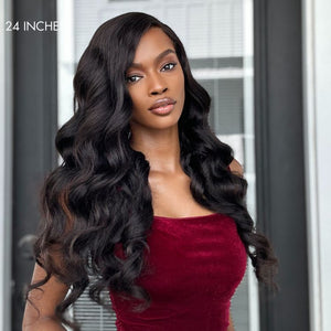 HD Lace Super Natural Loose Body Wave Long 100% Human Hair Wigs - Wigtrends