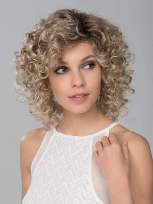 Human Hair Curly hair Wigs Lace Front Wig Layered Bob Wig - Wigtrends