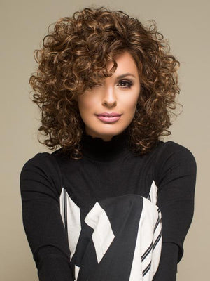 Human Hair Curly hair Wigs Lace Front Wig Layered Bob Wig - Wigtrends
