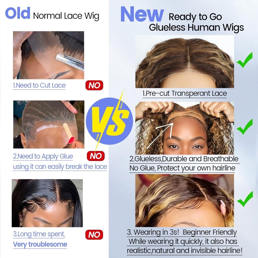 Human Hair Wigs Short Curly Bob 4x4 Lace Front Wigs Closure Glueless Wig - Wigtrends