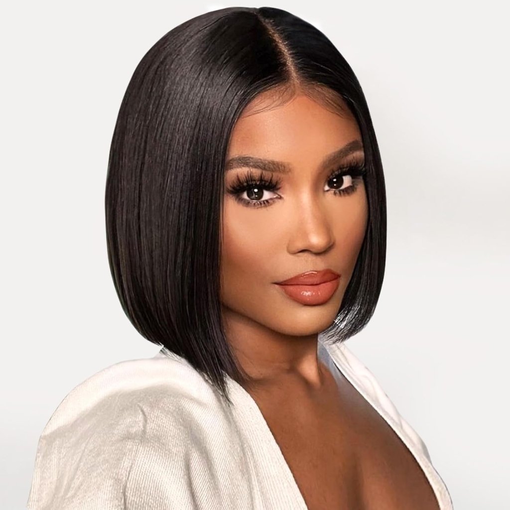 Human Hair Wigs Short Curly Bob 4x4 Lace Front Wigs Closure Glueless Wig - Wigtrends