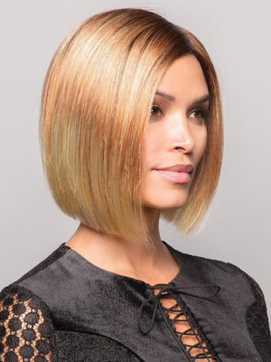 Lace Front Wigs Short Wavy Bob Wig With Bang 100% Human Hair - Wigtrends