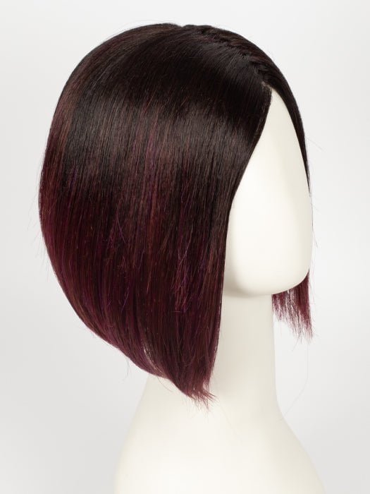 Lace Front Wigs Short Wavy Bob Wig With Bang 100% Human Hair - Wigtrends