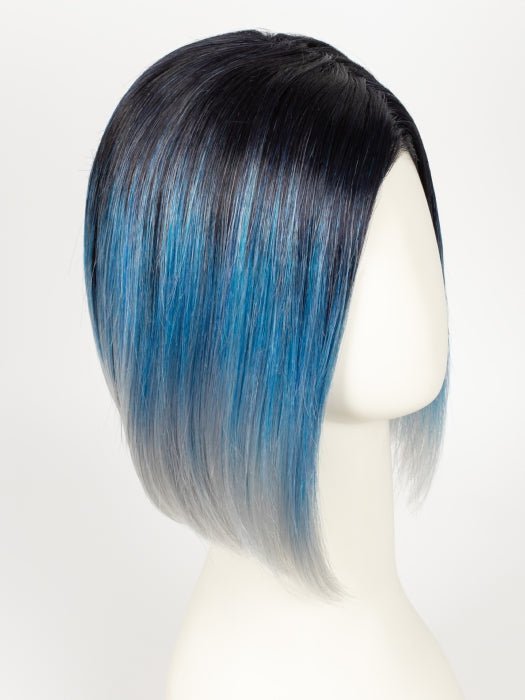 Lace Front Wigs Short Wavy Bob Wig With Bang 100% Human Hair - Wigtrends