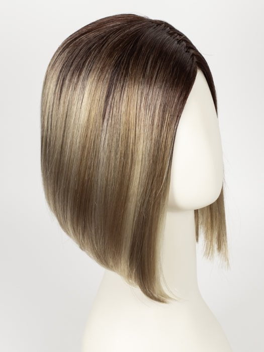 Lace Front Wigs Short Wavy Bob Wig With Bang 100% Human Hair - Wigtrends