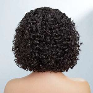 Lady's Summer Pixie Cut Curly Bob Wigs - Wigtrends