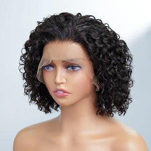 Lady's Summer Pixie Cut Curly Bob Wigs - Wigtrends